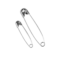 Dual Size Safety Pins Pack of 20