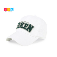 Embroidered White Cap