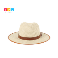 Sun-Kissed Panama: Beige Fedora Flair