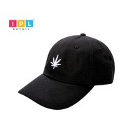 Leaf Emblem Black Cap