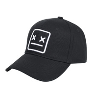 Minimal Square Logo Black Baseball Cap