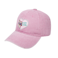 Kitty Heart Pink Baseball Cap