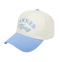 Tanned & Tipsy Cream Baseball Cap