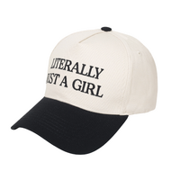 Literally Just A Girl Baseball Cap