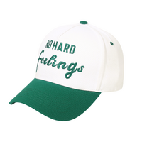 No Hard Feelings Baseball Cap White 