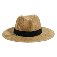 Classic Paper Straw Fedora Hat 