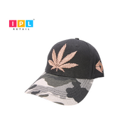 Orange Leaf Camo Cap