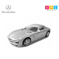 Mini Silver Mercedes Sls Car Toy 1:43