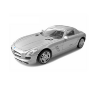 Mini Silver Mercedes Sls Car Toy 1:43