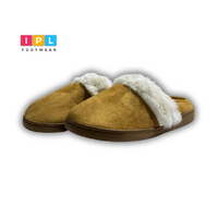 Bare Bear Essentials: Cozy Brown Fur Slippers