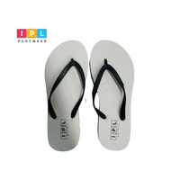  Classic Series Black and White Plugger Flip Flop for Women