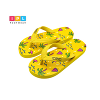  Yellow Color Cute Pattern Kids  Slippers