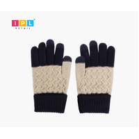  Knitted Wave Pattern TouchScreen Gloves