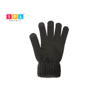 Black Knit Gloves