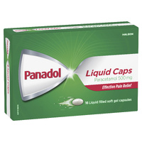 Panadol Liquid Caps 16 Soft Gel Capsules