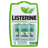 Listerine Pocketpaks Oral Care Strips Freshburst Value Pack 
