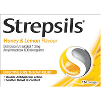 Strepsils Honey And Lemon | 16 Lozenges