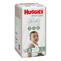 HUGGIES Ultimate Nappies | Size 3 Crawler | 8 Pack (3)