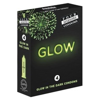 Four Seasons Glow N Dark Condoms | Pack of 4 
