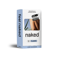 Four Seasons Naked Classic | Ultra-Thin Condoms | 54mm | Pack of 12