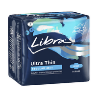 Libra Ultra Thins Pads Wings Regular | Pack of 14 