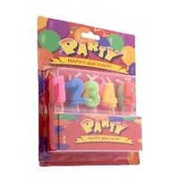 Birthday Candle Set Numeric