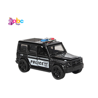 Patrol Playtime: Black Police Car with Open Doors