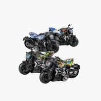 Colorful Alloy Motorcycle Tudor (1 set)