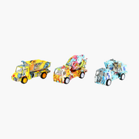 Mixed Graffiti Pull-Back Trucks | Assorted