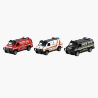 Pull-Back Police Van | Assorted