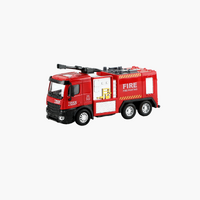 Red Pull-Back Fire Truck