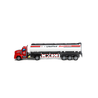 Red & White Oil Tank Truck