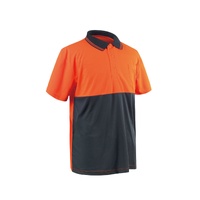Orange Hi-Vis Half Sleeve Polo (XL)