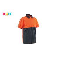Orange Hi-Vis Half Sleeve Polo (XL)