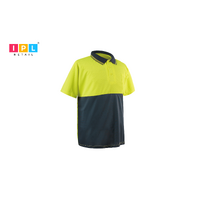 Yellow Hi-Vis Half Sleeve Polo (L)