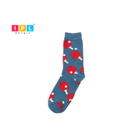 Match-Ready Style: Table Tennis Printed Socks