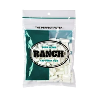 Ranch Supa Slim Cigarette Filters | Box of 12 Bags