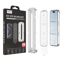 EZ-FIT iPhone 17 Screen Protector Kit – 9H Tempered Glass with Installation Frame