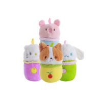 Adorable Plush Animals in Fruit Outfits | Assorted