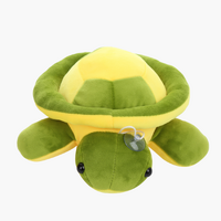 Handcrafted Soft Cotton Turtle In Green n Yellow