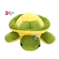 Handcrafted Soft Cotton Turtle In Green n Yellow