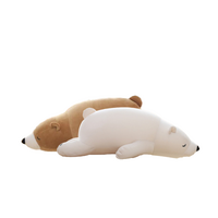 Sleeping Bear Plush Pillow | Assorted
