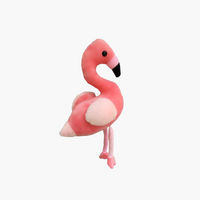Pink Flamingo Feathered Queen Toy