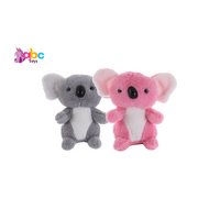 Soft Fur Koala | Pink & Grey