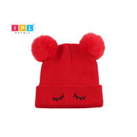  Dual Pom & Lash Delight Beanie