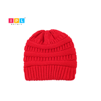 The Ultimate Red Ribbed Beanie