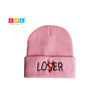 Playful Pink: LOVER or LOSER Beanie