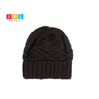 Ribbed Elegance: Wool-Blend Beanie