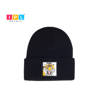 Roar Black Beanie