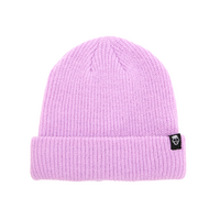 Pink Knit Acrylic Beanie 